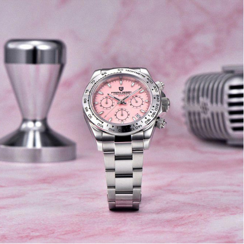 Часы мужские Pagani Design PD-1727 Silver-Pink-1
